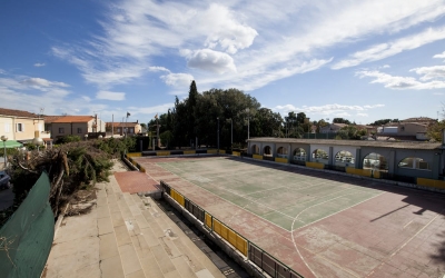 Es remodelarà la pista d'hoquei patins i l'edifici que hi ha al costat | Cedida